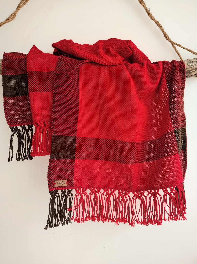 Pashminas tejidas en telar Mollfun artesanales
